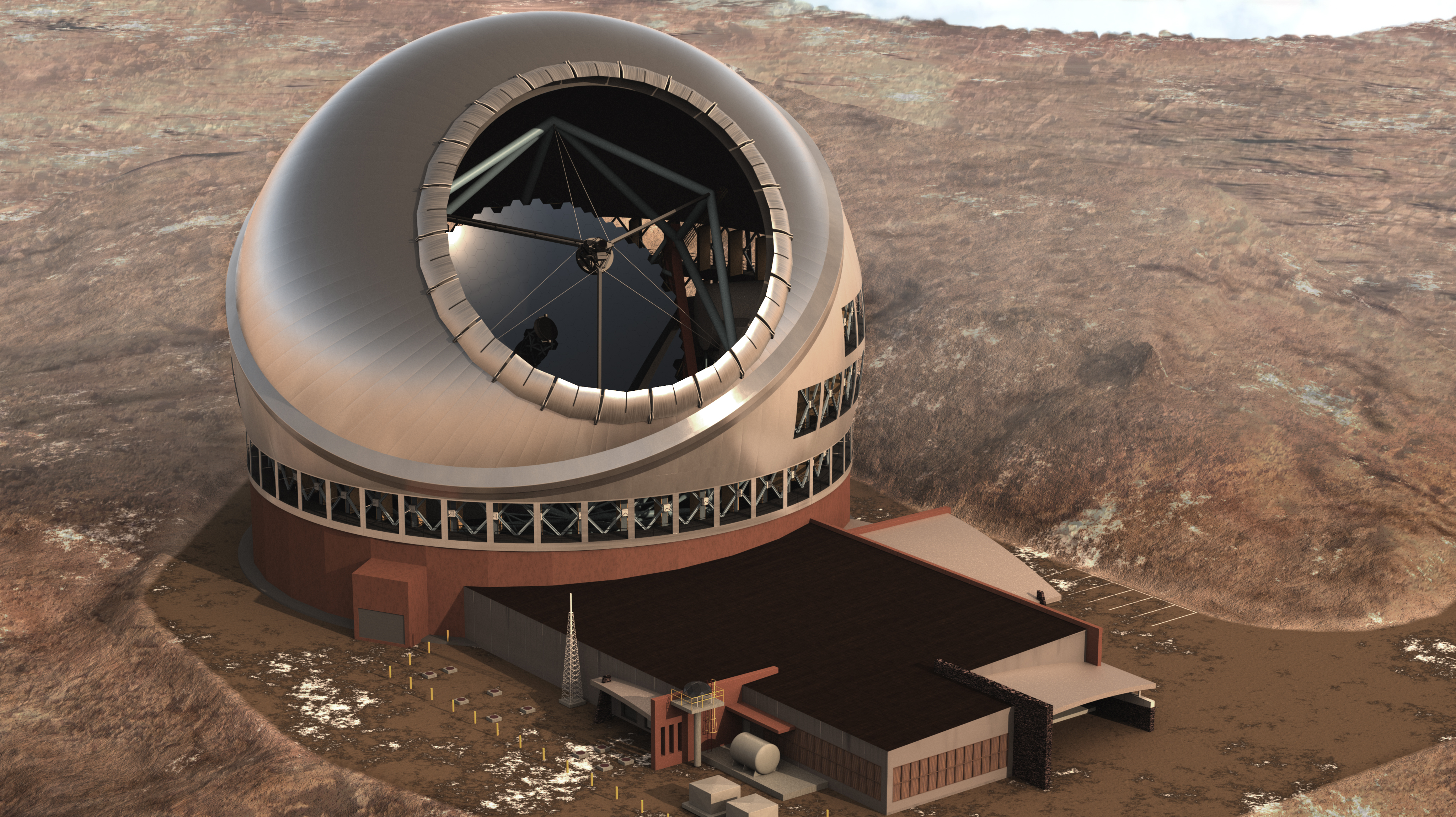 rendering of the TMT complex